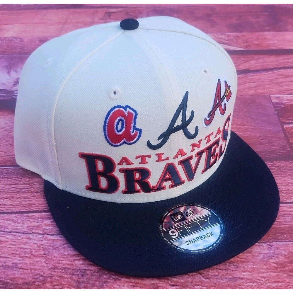 New Era 9Fifty MLB Atlanta Braves Snapback Flat Bill NEW